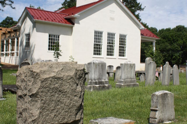 St Andrews Church and gravestones