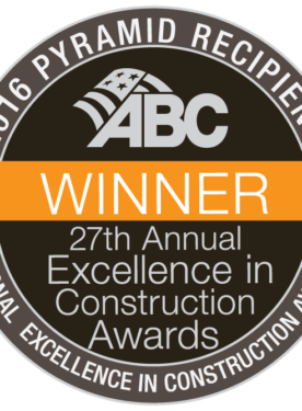 Excellence in Construction Awards Pyramid Recipient logo