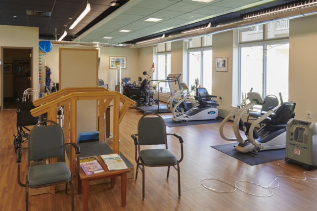 Senior Living exercise room