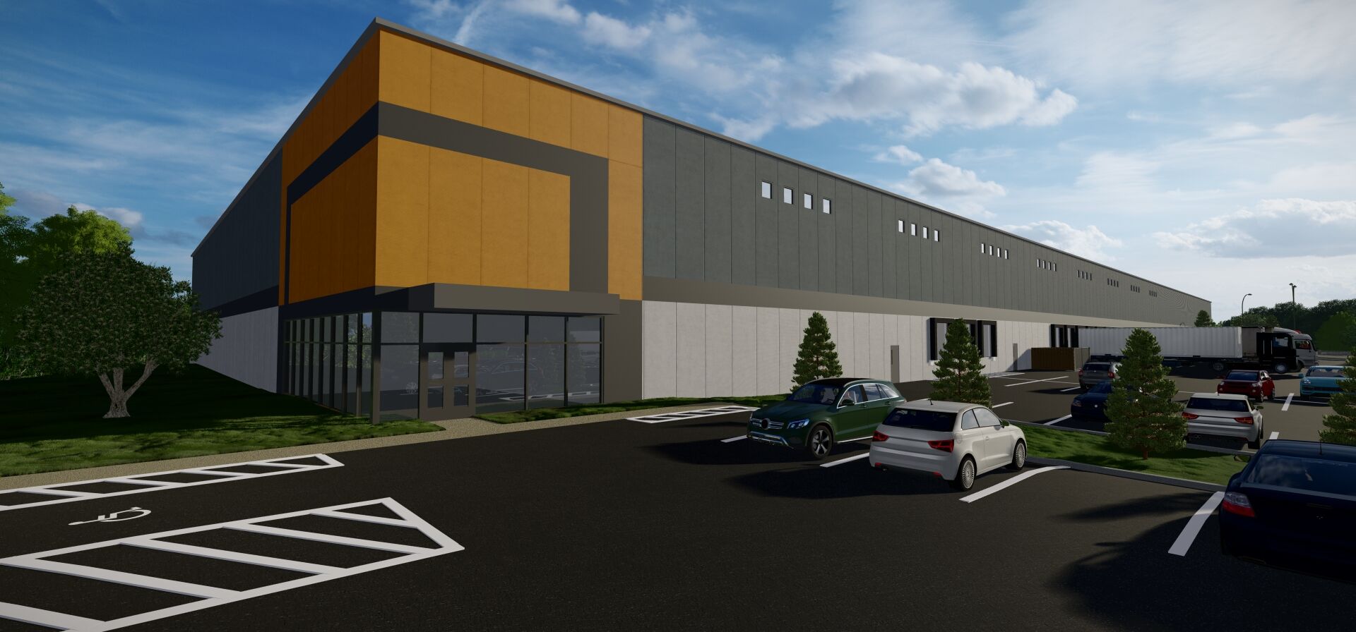Catalyst Commercial Development Muddy Creek Warehouse rendering